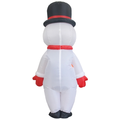 Фото: Надувной карнавальный костюм Снеговик-7 Надувной карнавальный костюм Снеговик-7